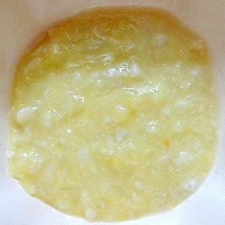 離乳食中期　３種の野菜入りコーンポタージュスープ